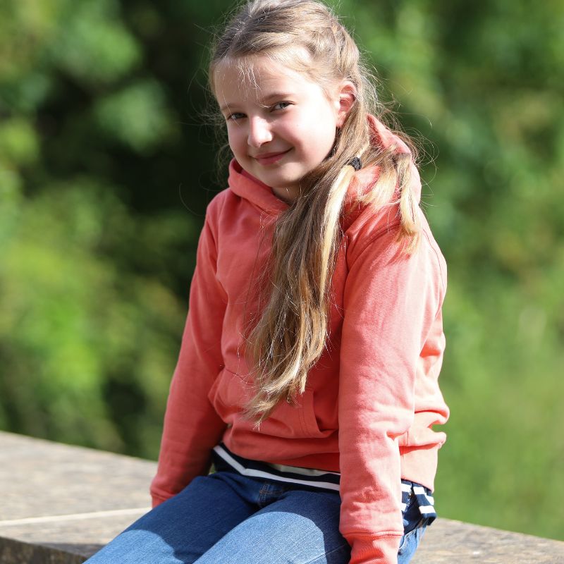 Honestly Frank Fiesta Orange hoodie