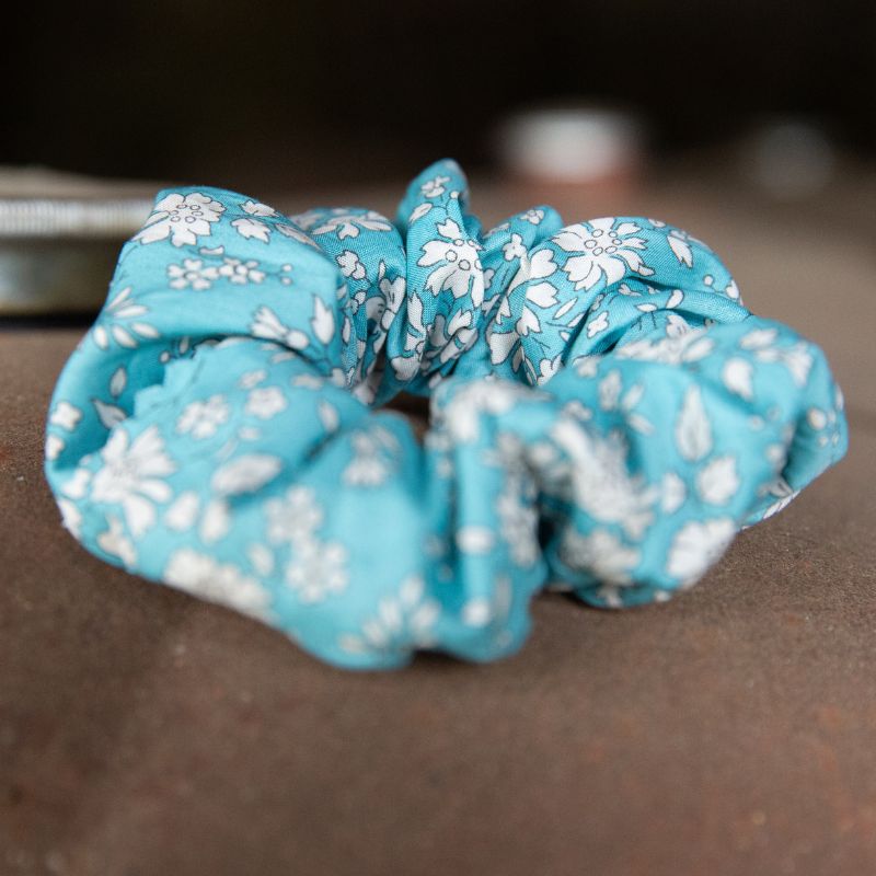 Honestly Frank - Pool Blue hair scrunchie