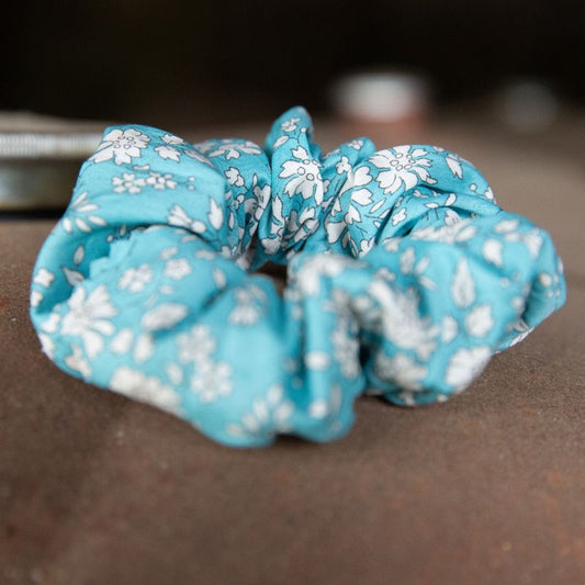 Honestly Frank - Pool Blue hair scrunchie