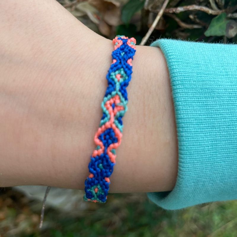 Honestly Frank - Woven Fiesta Orange bracelet