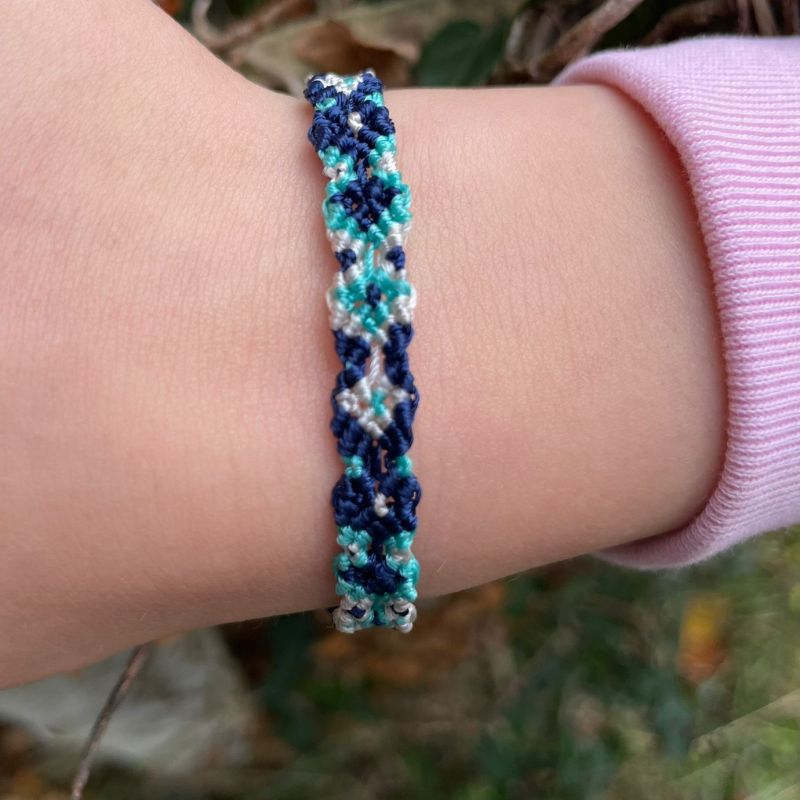 Honestly Frank - French Navy woven bracelet